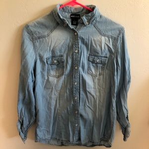 Wet seal denim jacket